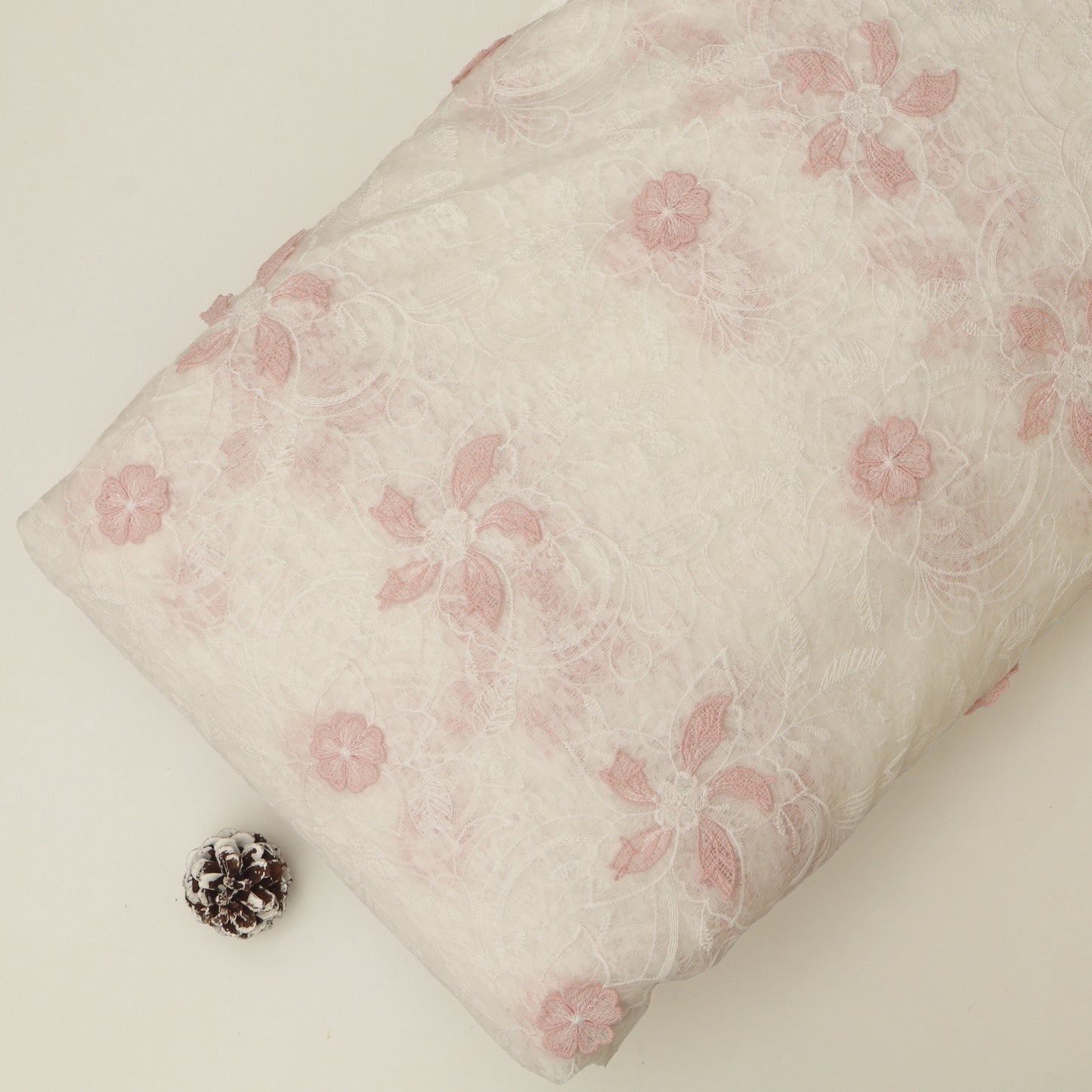 Cotton Net Embroidery Fabric