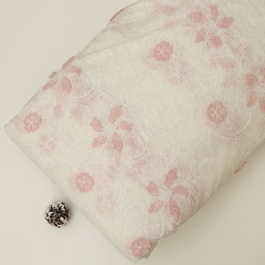 Cotton Net Embroidery Fabric
