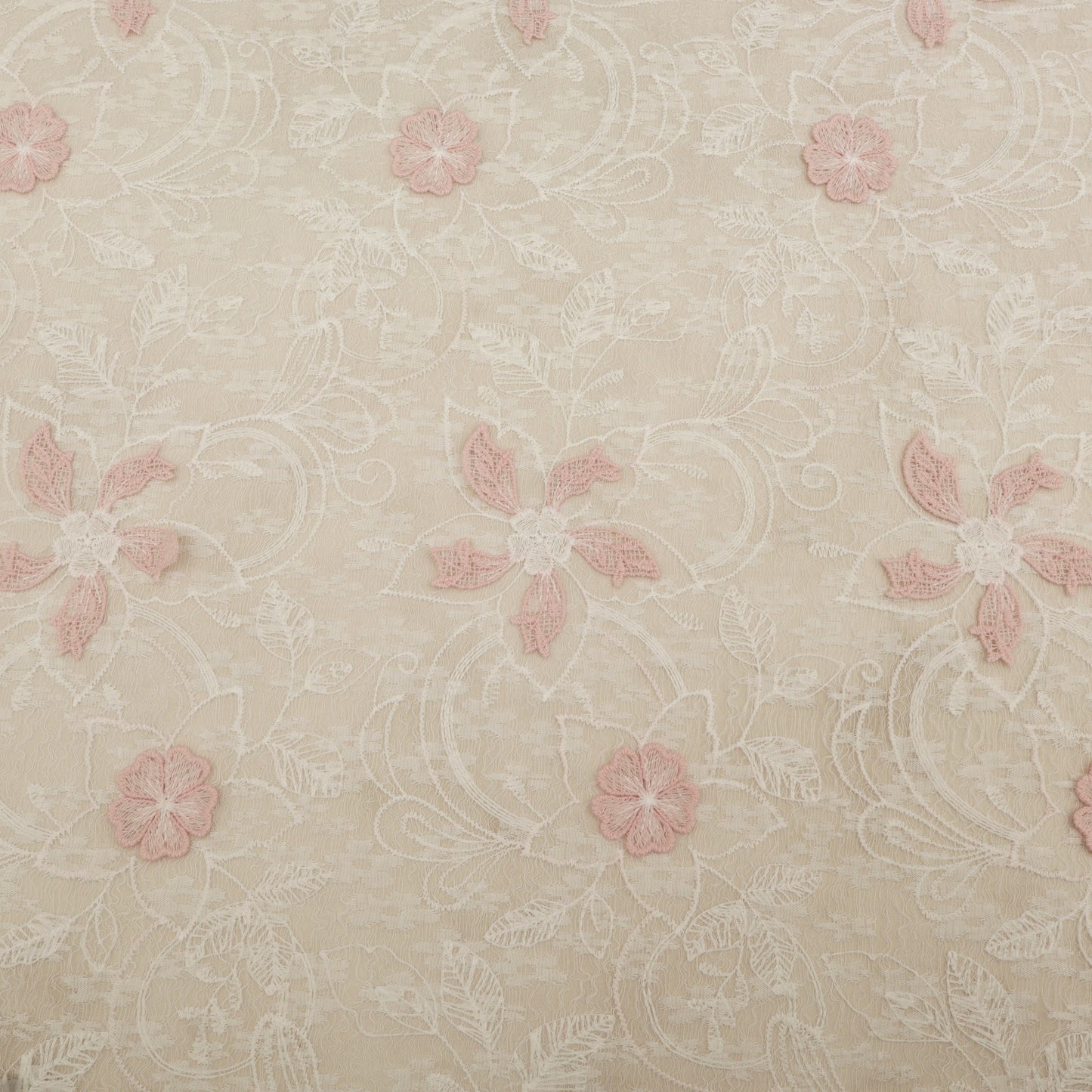 Cotton Net Embroidery Fabric