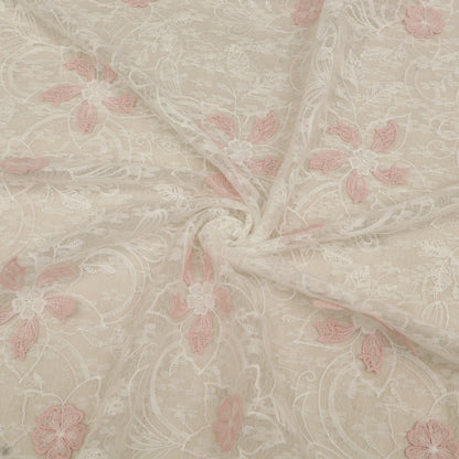 Cotton Net Embroidery Fabric