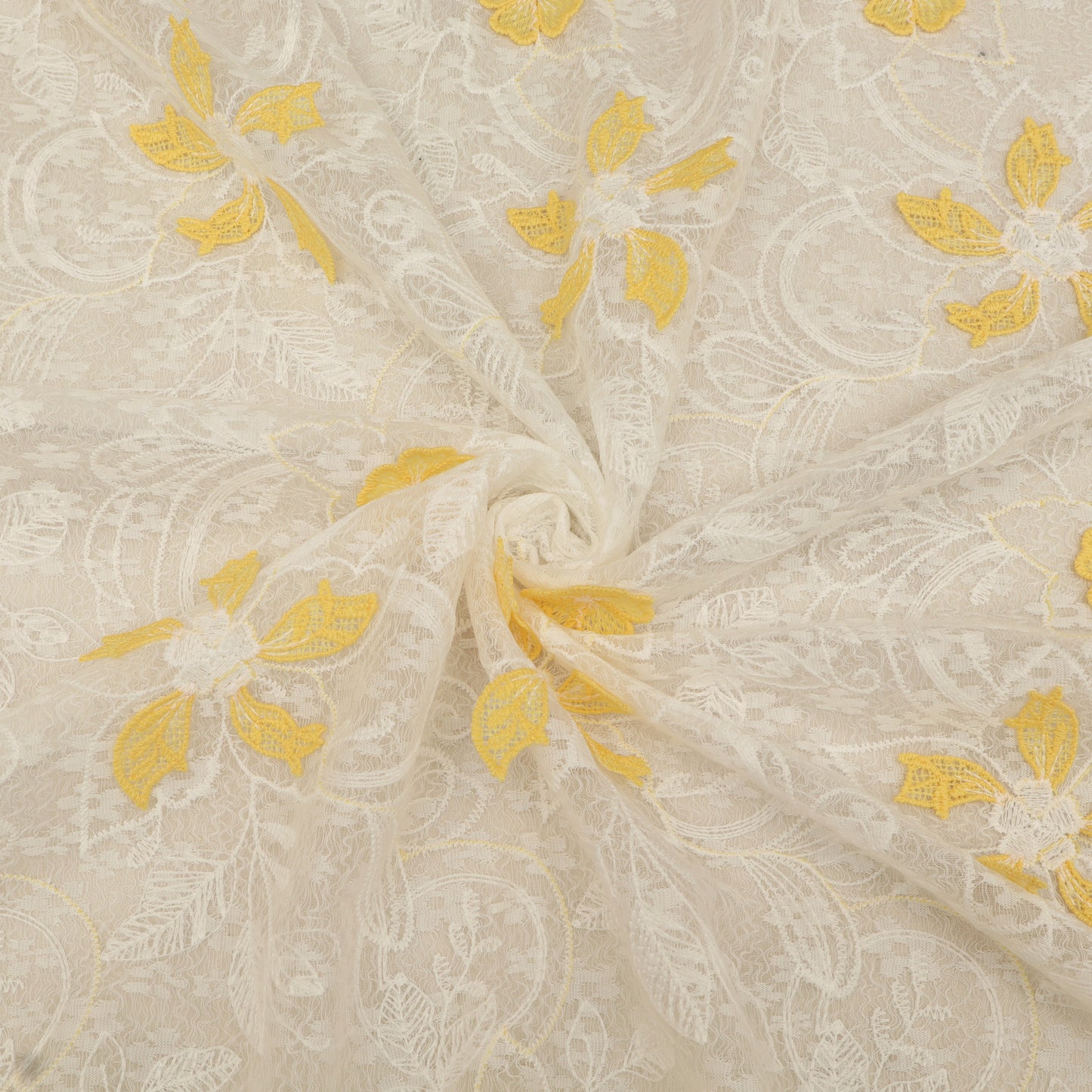 Cotton Net Embroidery Fabric