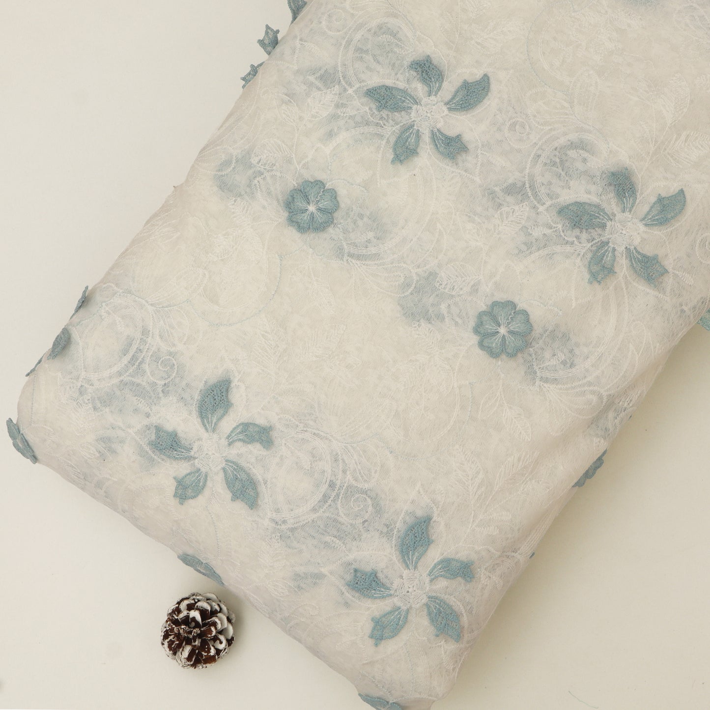 Cotton Net Embroidery Fabric