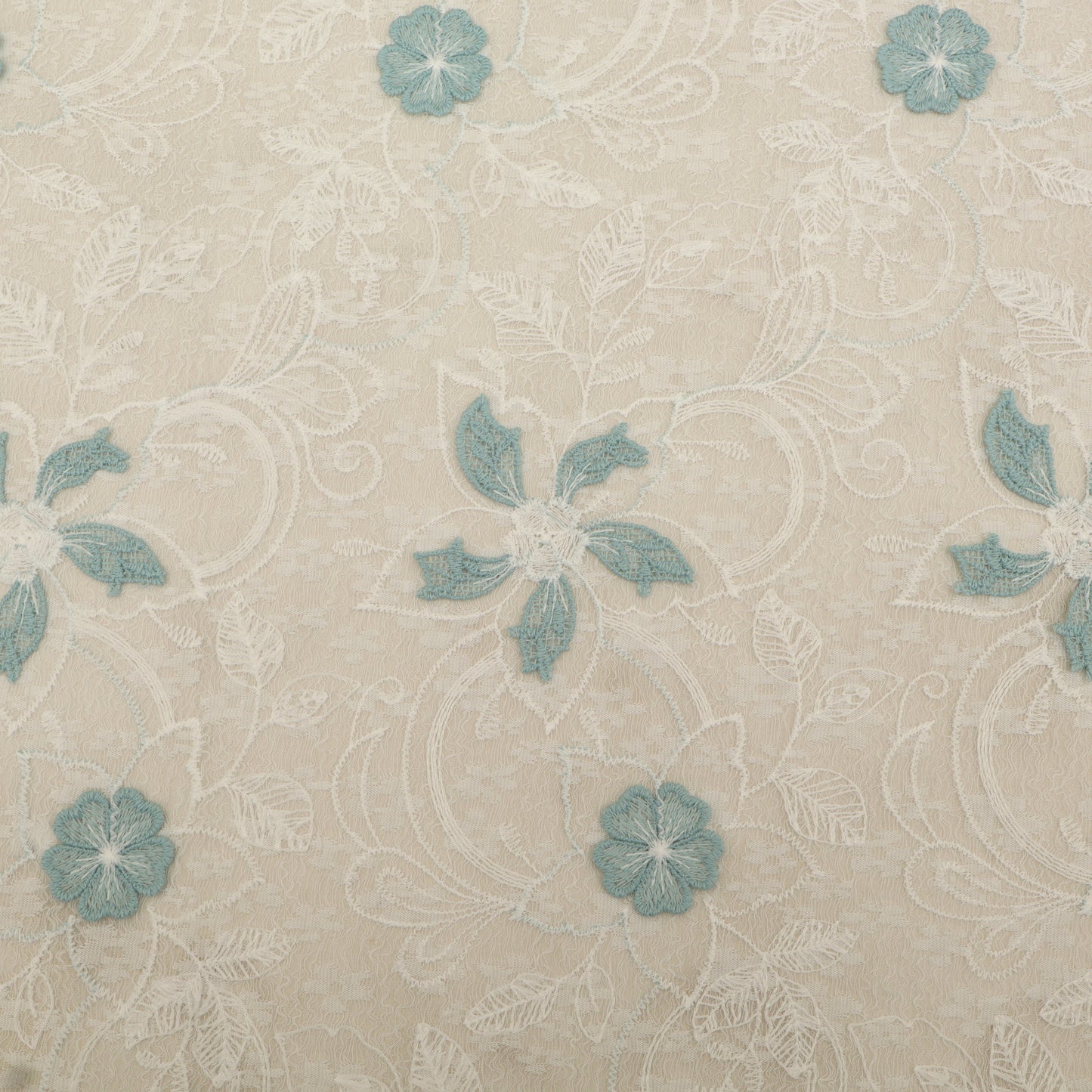 Cotton Net Embroidery Fabric