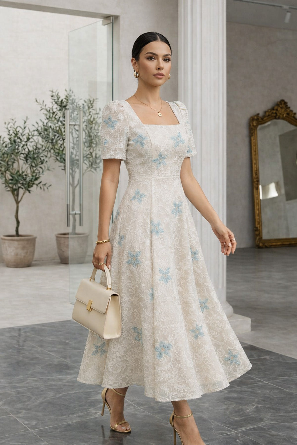 Cotton Net Embroidery Fabric