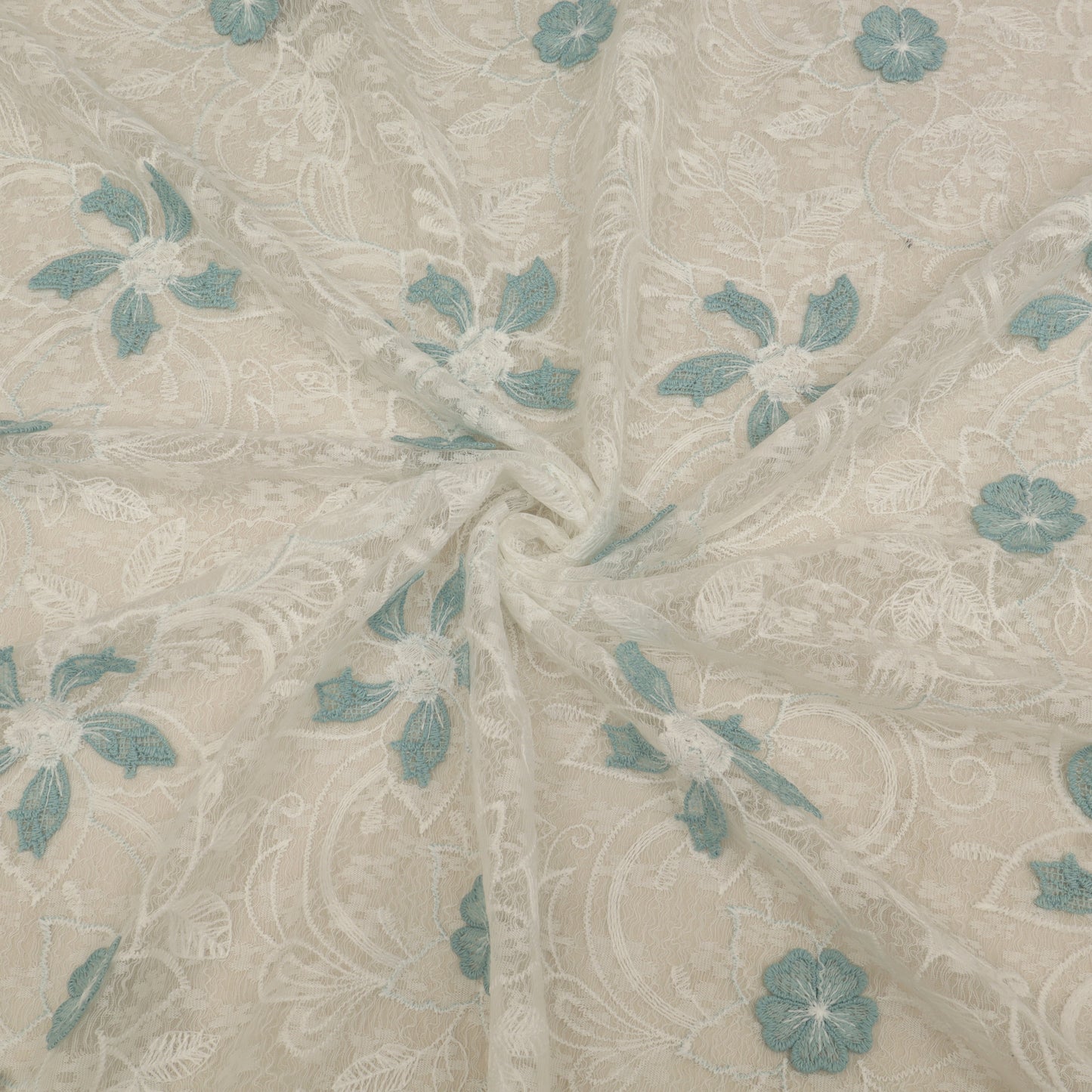 Cotton Net Embroidery Fabric