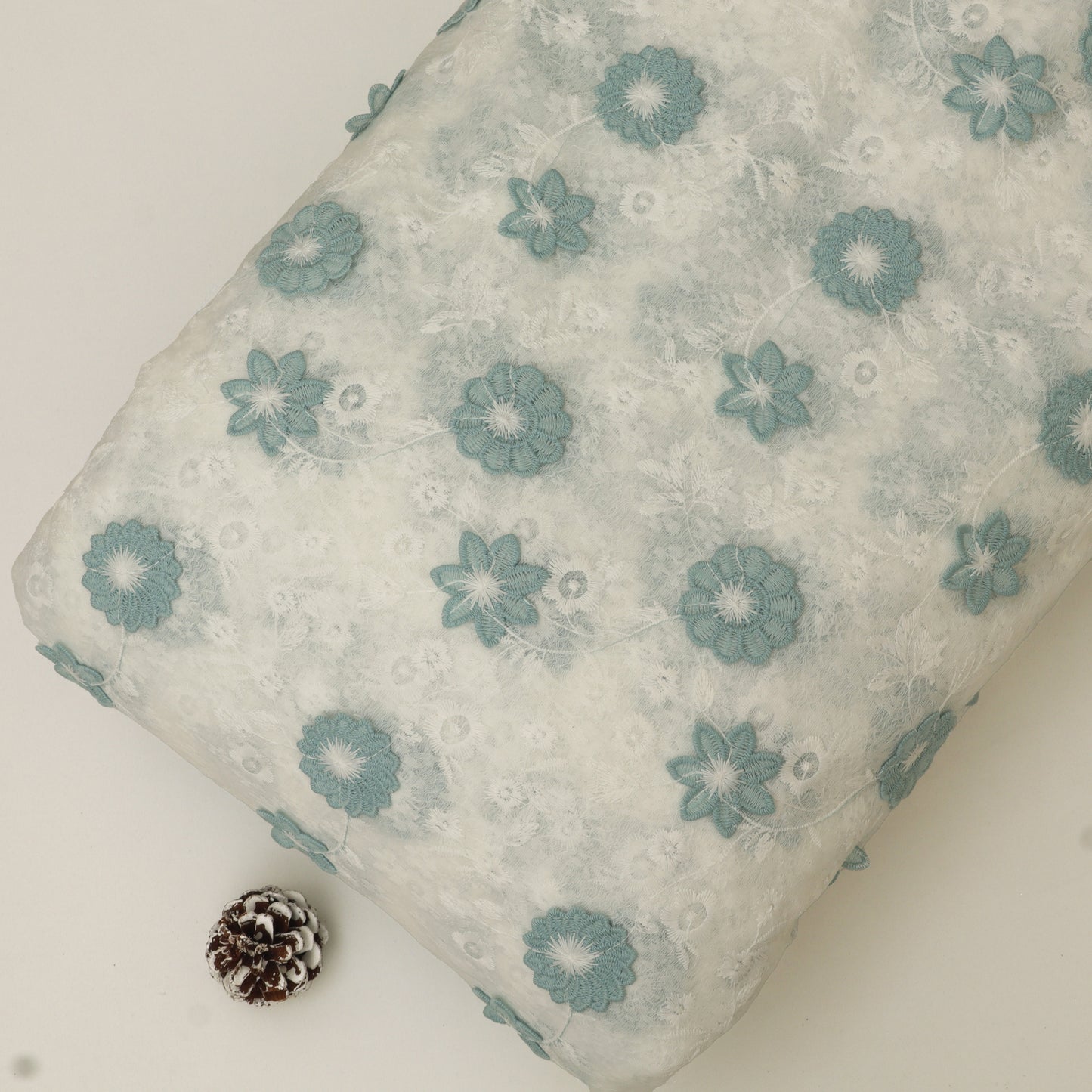 Cotton Net Embroidery Fabric