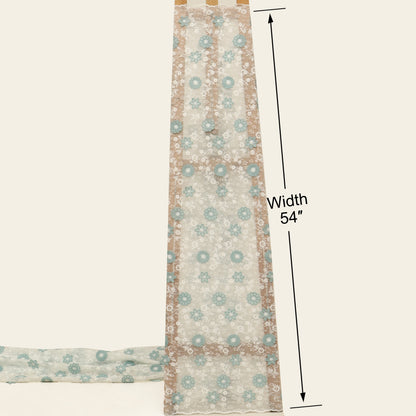 Cotton Net Embroidery Fabric