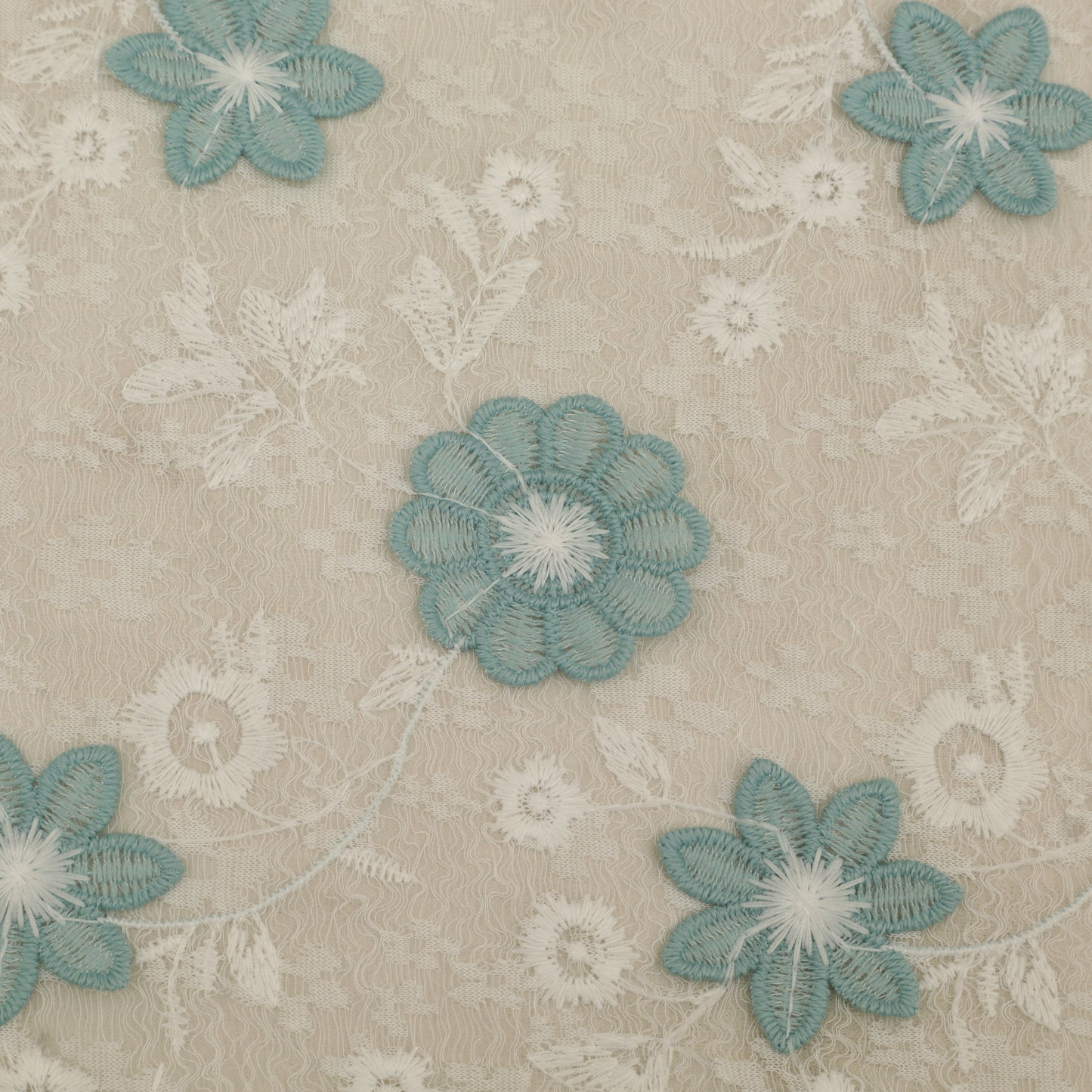 Cotton Net Embroidery Fabric