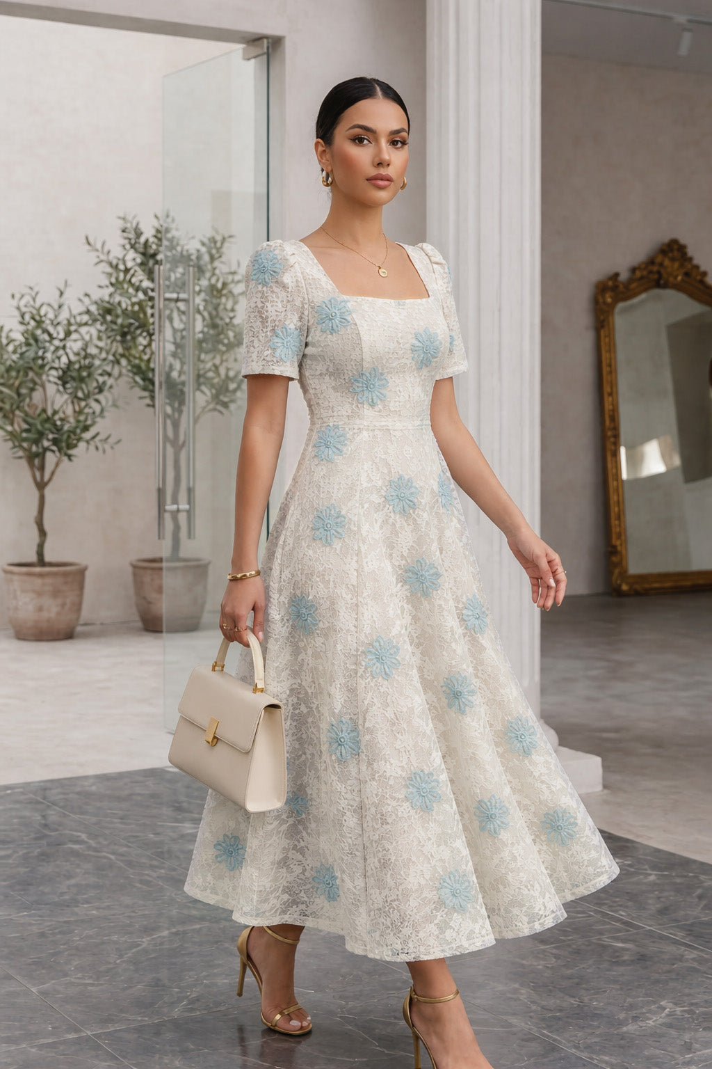 Cotton Net Embroidery Fabric