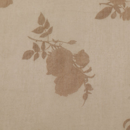 Chanderi Print Border Embroidery Fabric