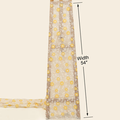 Cotton Net Embroidery Fabric