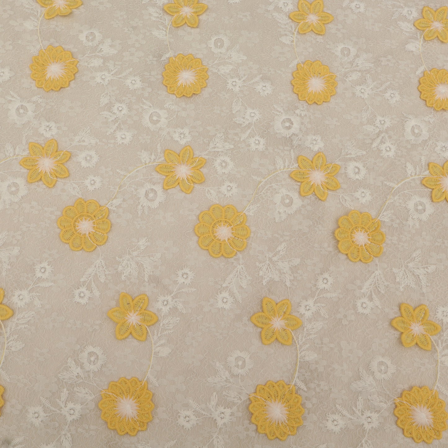 Cotton Net Embroidery Fabric