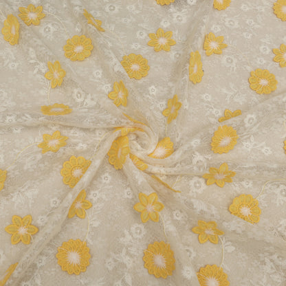 Cotton Net Embroidery Fabric