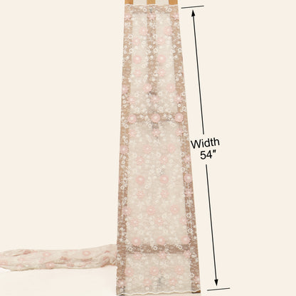 Cotton Net Embroidery Fabric