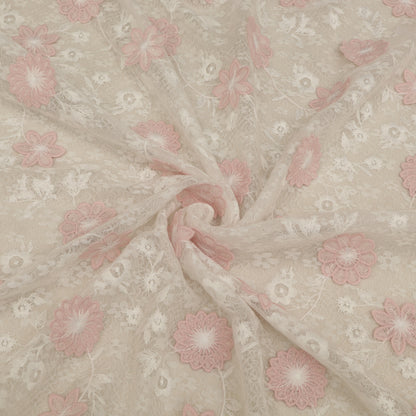 Cotton Net Embroidery Fabric