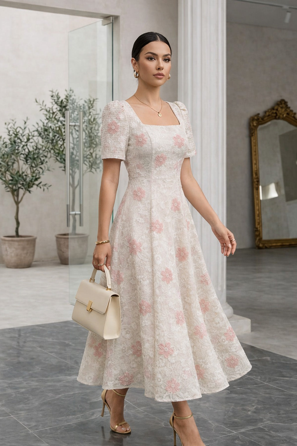 Cotton Net Embroidery Fabric