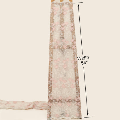Cotton Net Embroidery Fabric