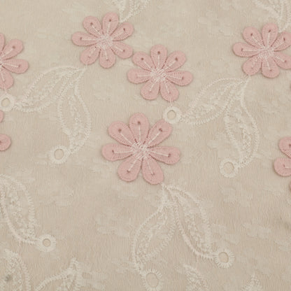 Cotton Net Embroidery Fabric