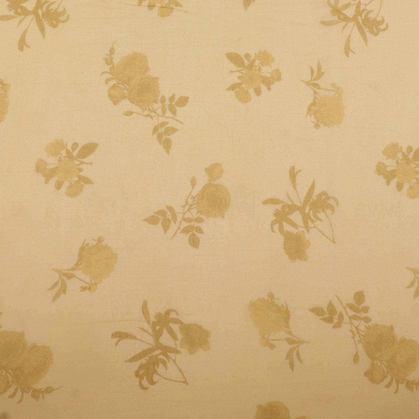 Chanderi Print Border Embroidery Fabric