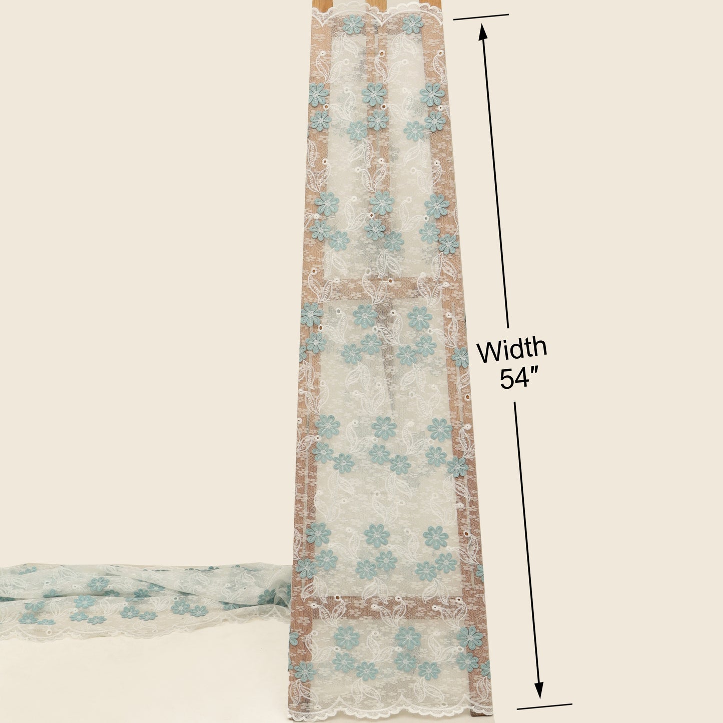 Cotton Net Embroidery Fabric