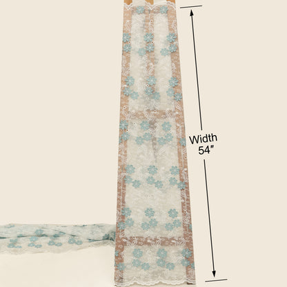 Cotton Net Embroidery Fabric