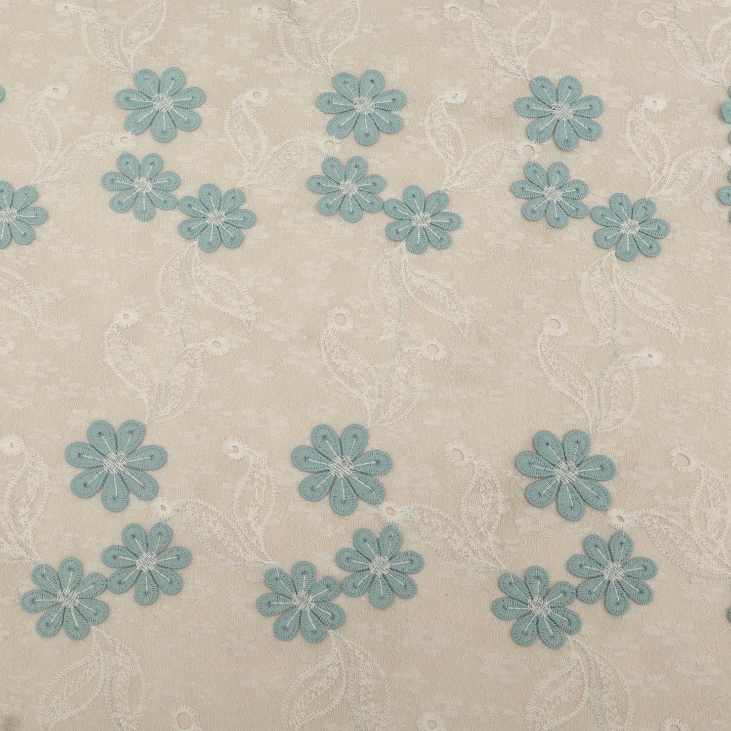 Cotton Net Embroidery Fabric