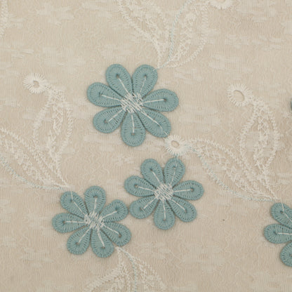 Cotton Net Embroidery Fabric