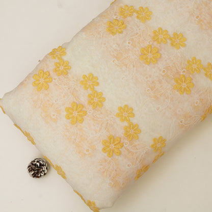 Cotton Net Embroidery Fabric