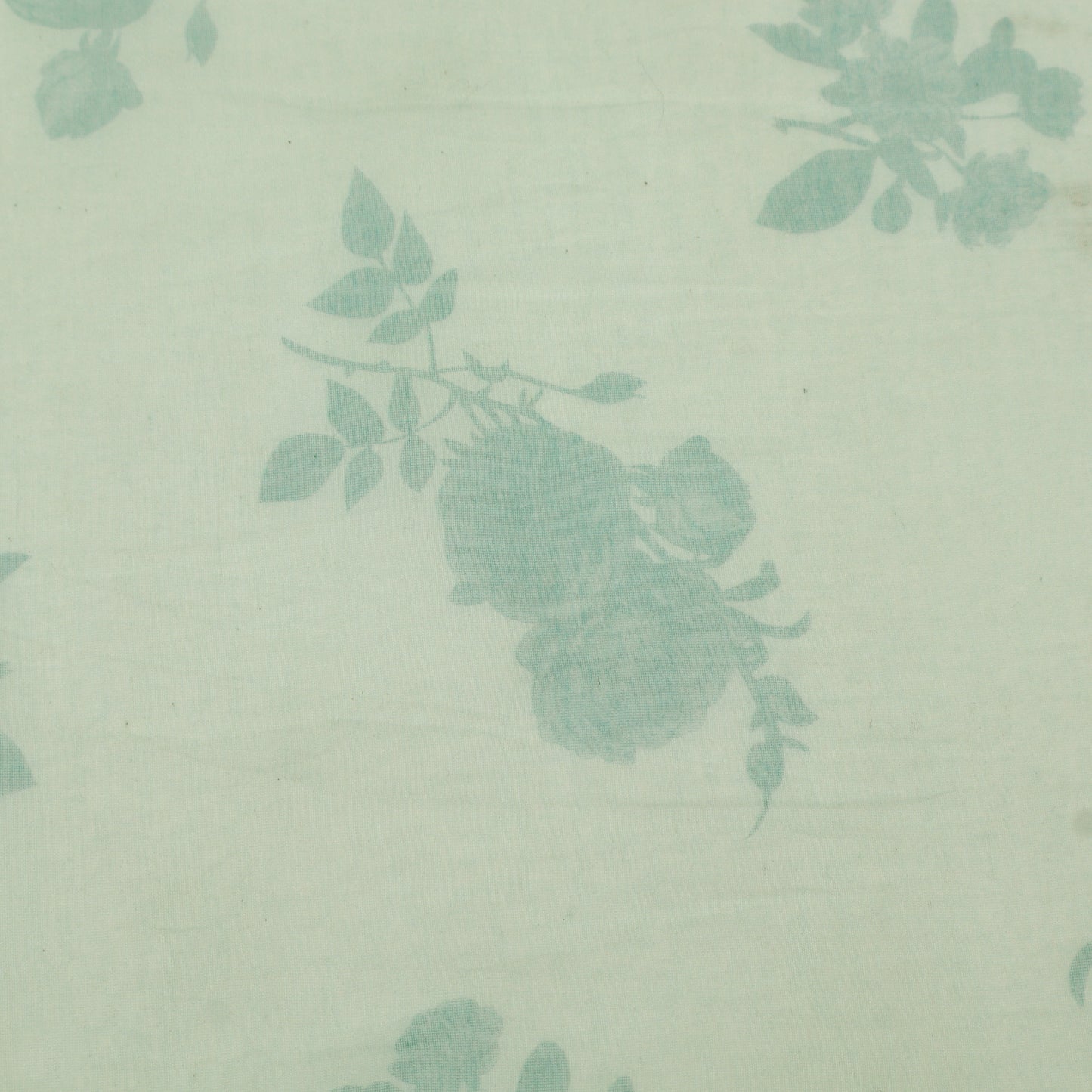 Chanderi Print Border Embroidery Fabric