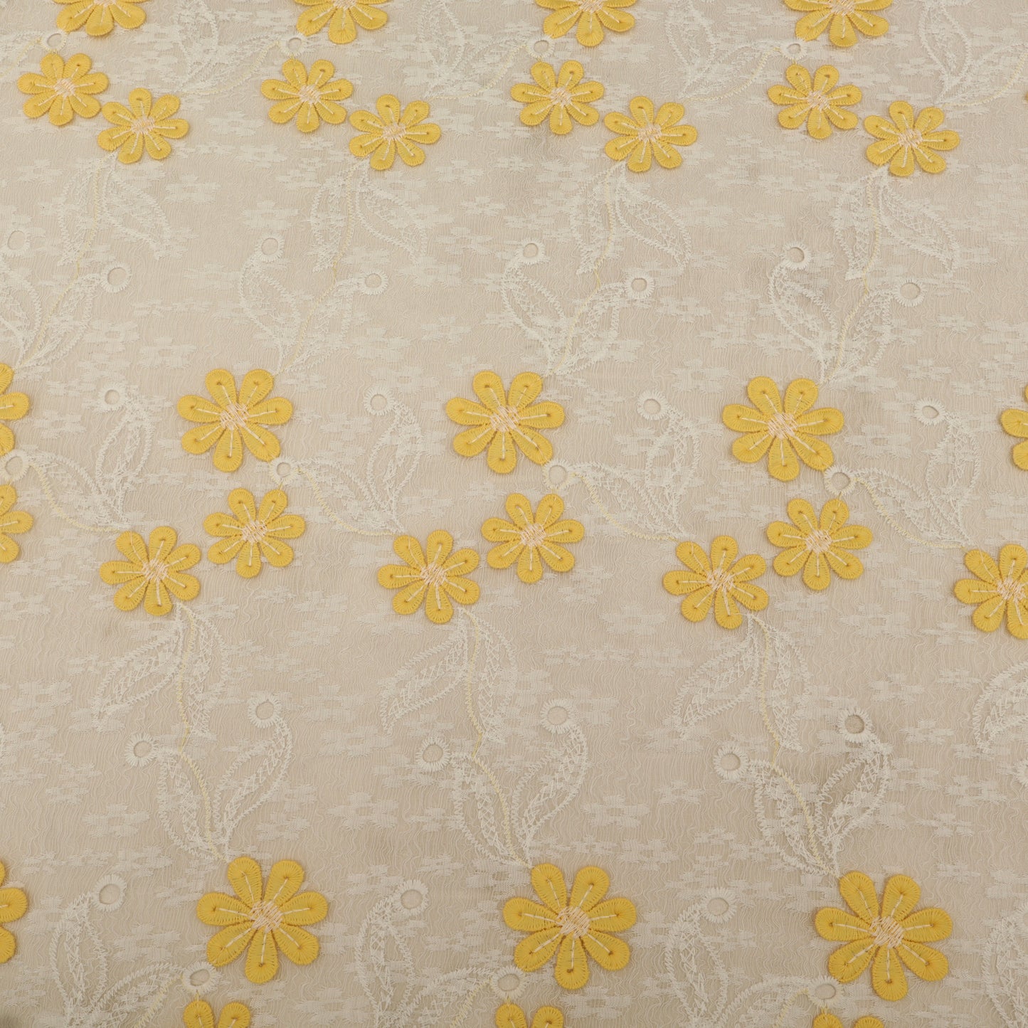 Cotton Net Embroidery Fabric