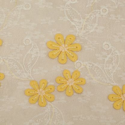 Cotton Net Embroidery Fabric