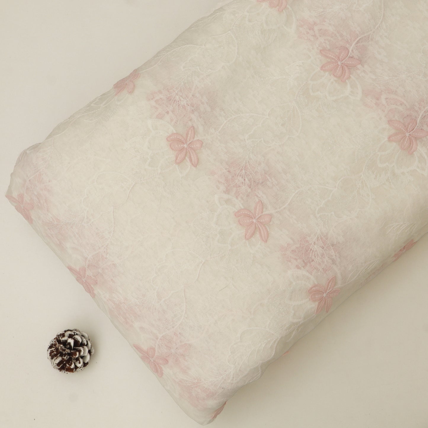 Cotton Net Embroidery Fabric