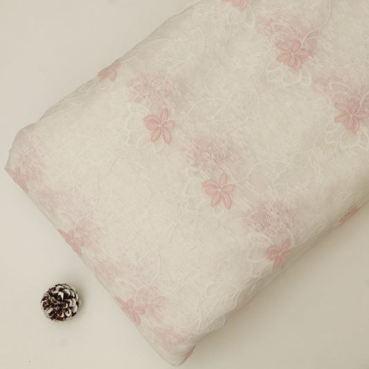 Cotton Net Embroidery Fabric