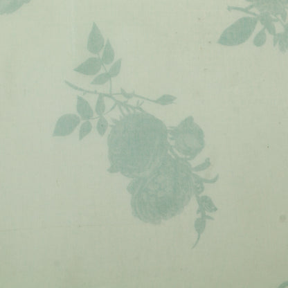 Chanderi Print Border Embroidery Fabric