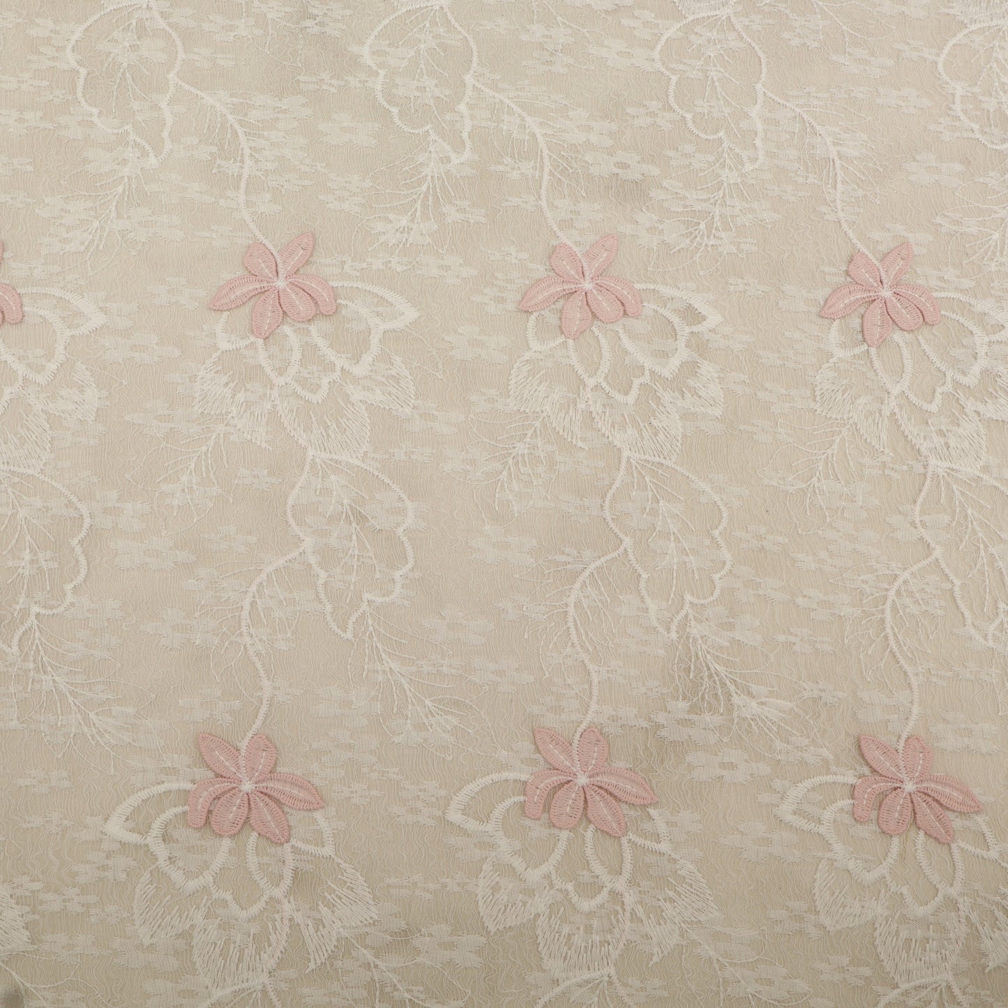 Cotton Net Embroidery Fabric