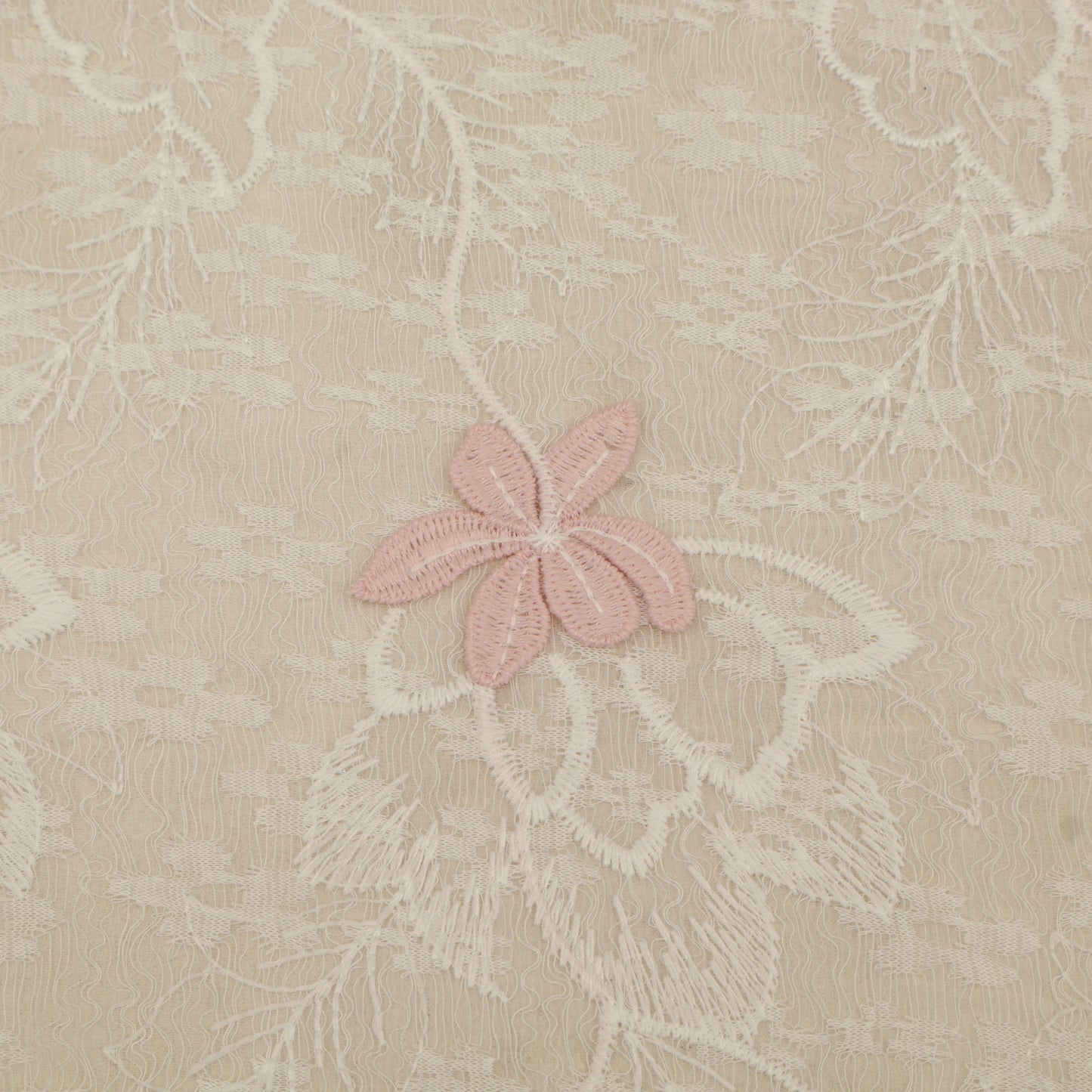 Cotton Net Embroidery Fabric