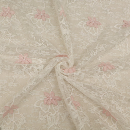 Cotton Net Embroidery Fabric