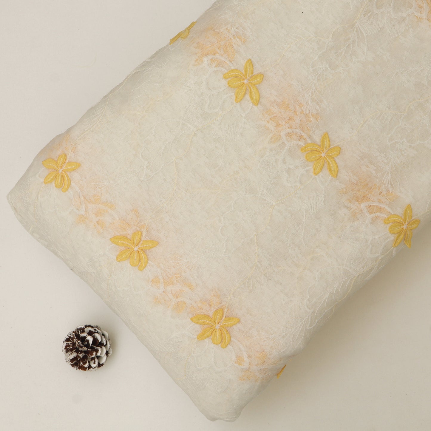 Cotton Net Embroidery Fabric