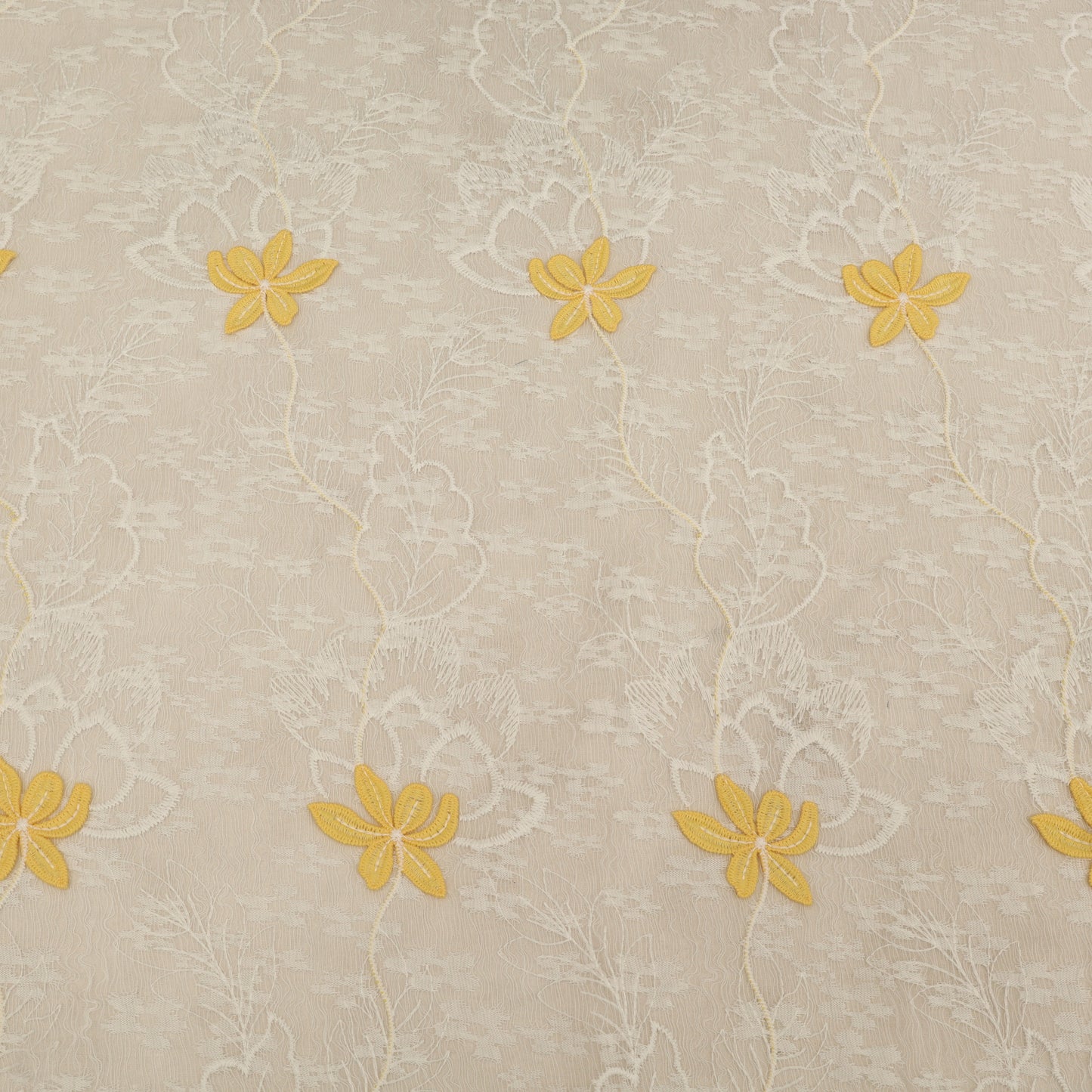 Cotton Net Embroidery Fabric