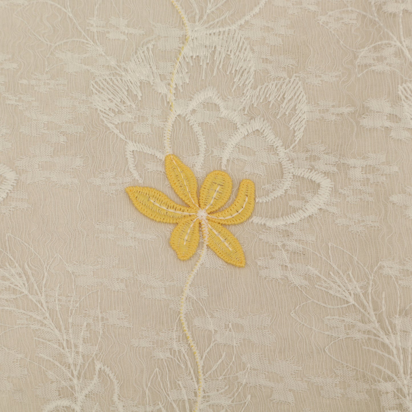 Cotton Net Embroidery Fabric