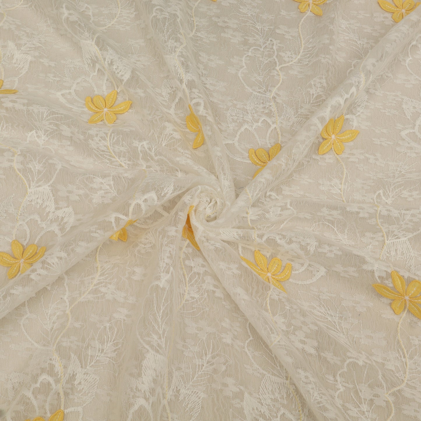 Cotton Net Embroidery Fabric