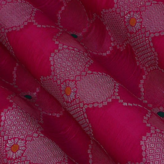 Rani Color Katan Meena Brocade Fabric