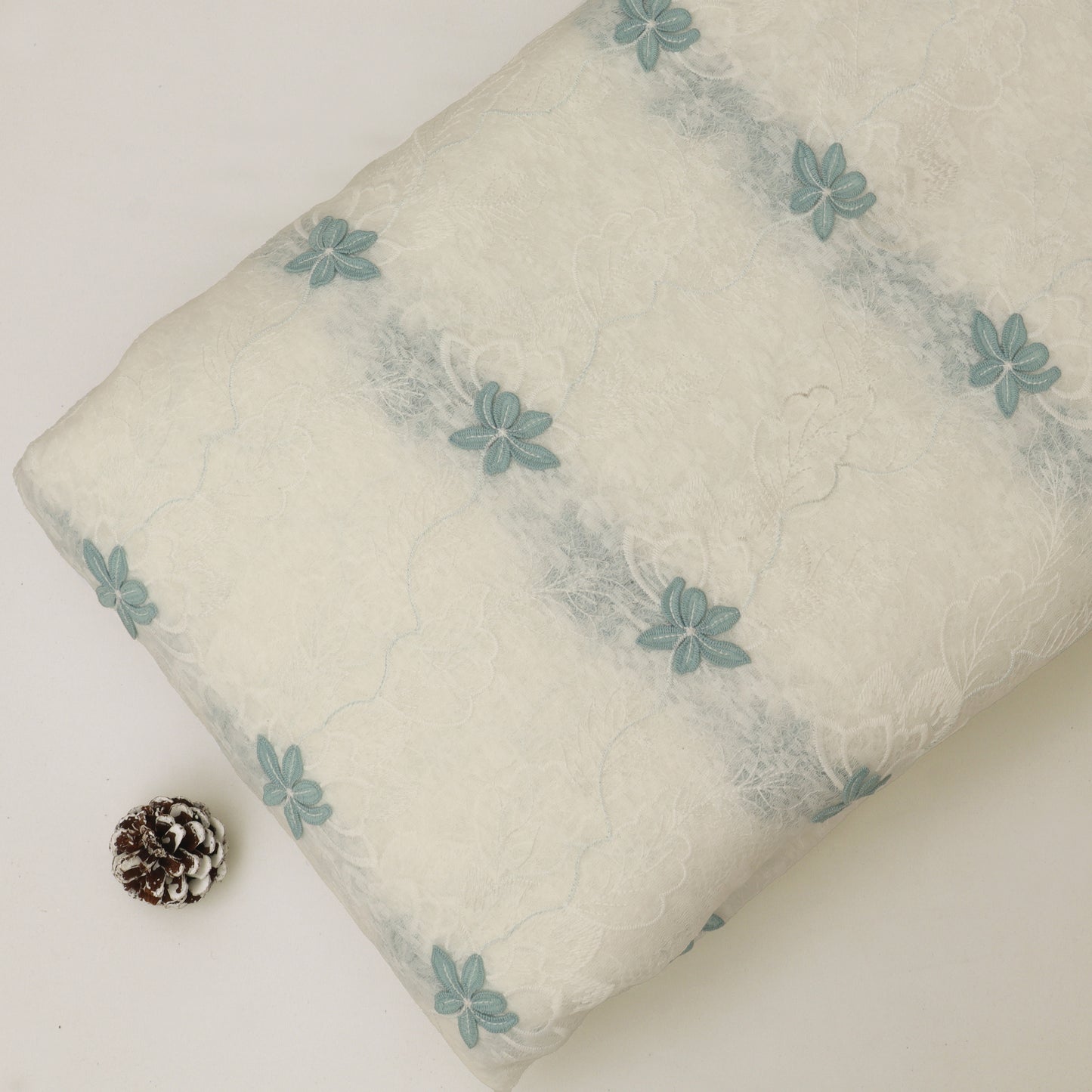 Cotton Net Embroidery Fabric