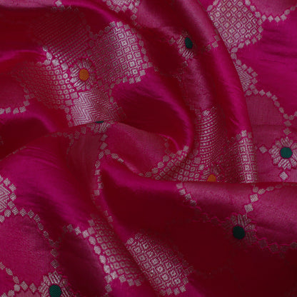 Rani Color Katan Meena Brocade Fabric