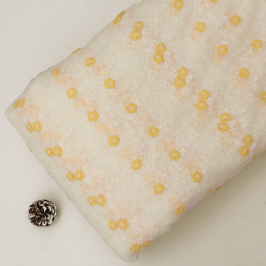 Cotton Net Embroidery Fabric