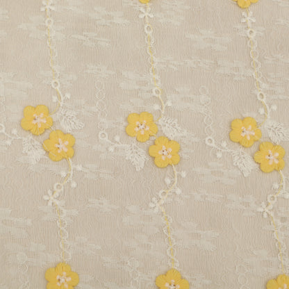 Cotton Net Embroidery Fabric