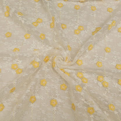 Cotton Net Embroidery Fabric