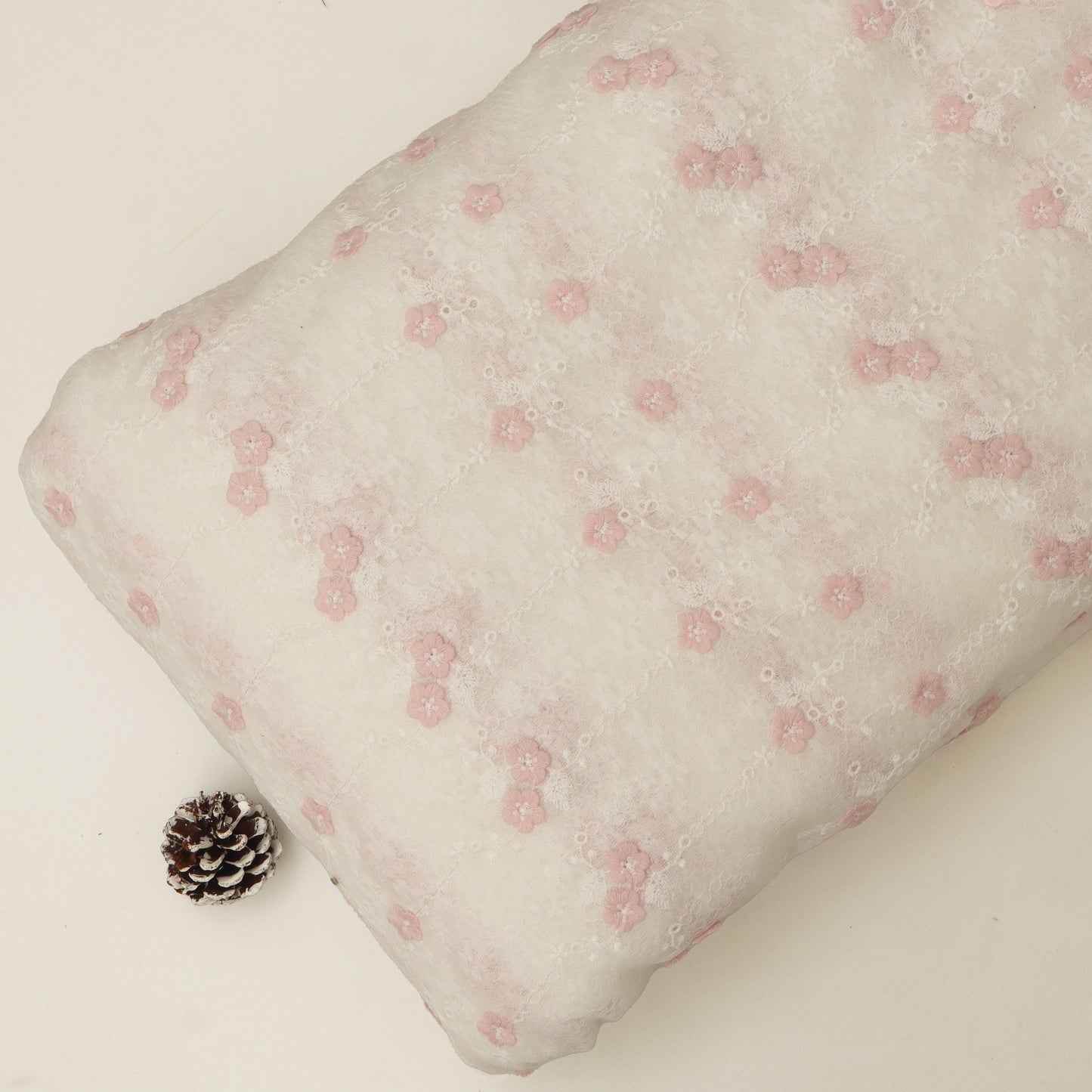Cotton Net Embroidery Fabric