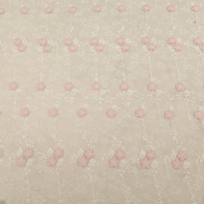 Cotton Net Embroidery Fabric