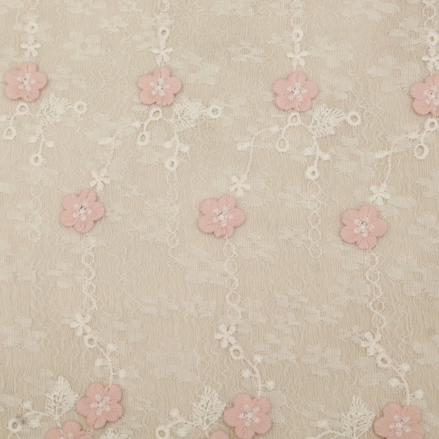Cotton Net Embroidery Fabric